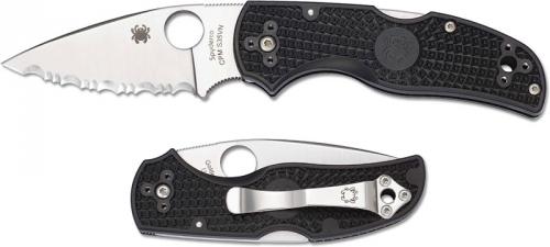 Spyderco Native 5 FRN Knife, Serrated, SP-C41SBK5