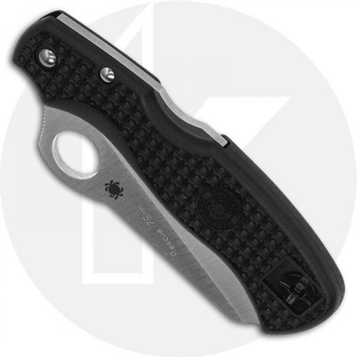 Spyderco Rescue 79mm, Black, SP-C45SBK