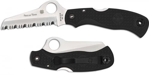 Spyderco Rescue 79mm, Black, SP-C45SBK