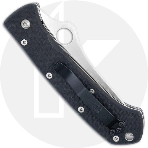 Spyderco Bob Lum G10 C46GPS - Part Serrated ATS-55 Tanto - Black G10 - Discontinued Item - Serial Numbered - BNIB - 2001