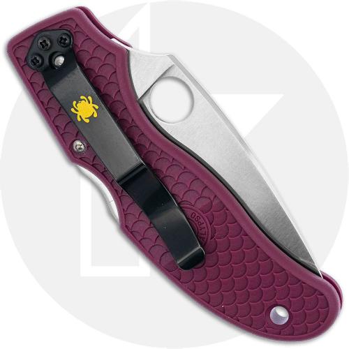 Spyderco Calypso Jr Knife - C52PGRG - ZDP-189 Laminate - Sprint Run - Discontinued Item - BNIB