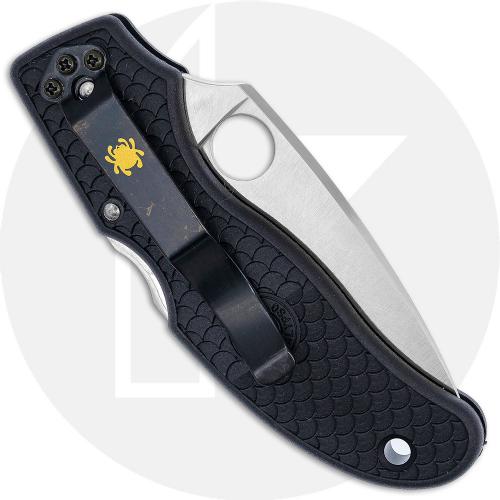 Spyderco Calypso Jr Lightweight C52SBK - Serrated VG-10 - Black FRN - Discontinued Item - Serial Numbered - BNIB - 1999