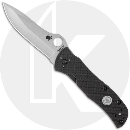 Spyderco Starmate C55G20CVP Knife - Sprint Run - CPM 20CV - Black G10 - USA Made