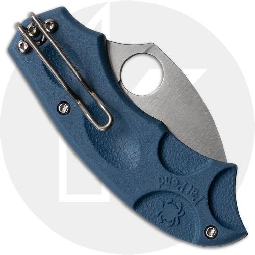Spyderco Meerkat Lightweight C64PCBL Knife - Sprint Run - CPM SPY27 Leaf - Cobalt Blue FRN - Phantom Lock