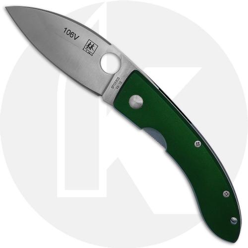 Spyderco Lum Chinese Folder C65P - VG-10 - Green Almite - Discontinued Item - Serial Numbered - BNIB - 2000