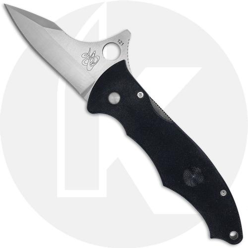 Spyderco Gunting C68GP - CPM 440V with Kinetic Open Option - Black G10 - Discontinued Item - Serial Numbered - BNIB - 2000