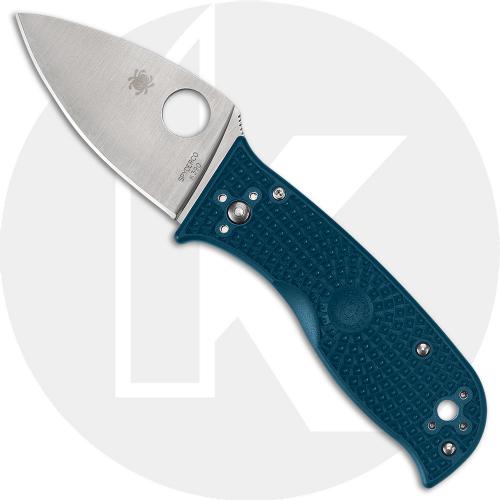 Spyderco Lil Temperance 3 Lightweight C69PBL3K390 Knife - Bohler K390 - Blue FRN - Compression Lock Folder