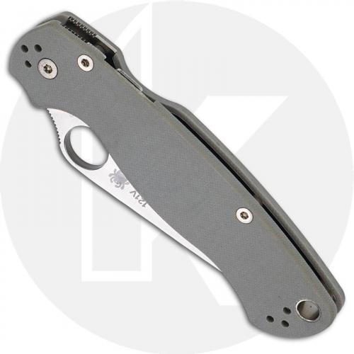 Spyderco Para Military 2 C81GGY20CP2 - 2011 Sprint Run - CTS 20CP - Gray G10 - Serial Numbered - BNIB