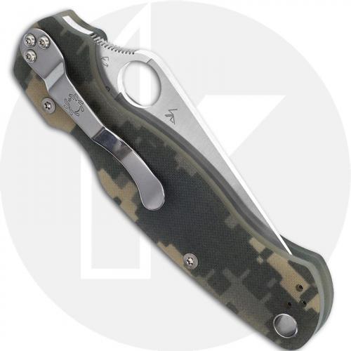 Spyderco Para Military 2 C81GPCMO2 - Satin CPM S45VN - Camo G10 - Compression Lock - USA Made