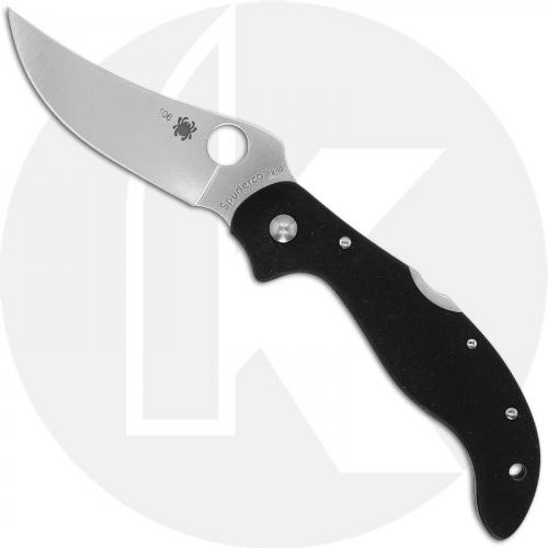 Spyderco Persian Folder 2 C83GP2 - VG-10 Upswept Blade - Black G10 - Discontinued Item - Serial Numbered - BNIB