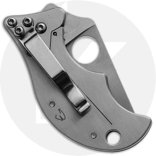 Spyderco Spin C86P Knife - VG-10 Wharncliffe - Etched Stainless Steel - Discontinued - BNIB