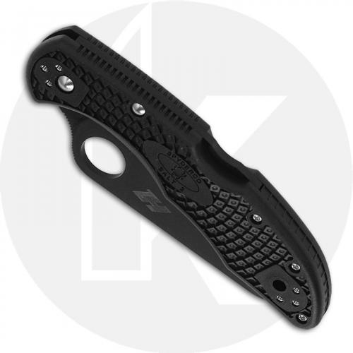 Spyderco C88PBBK2 Salt 2 Rust Proof Black Blade Black FRN Lockback Folding Knife