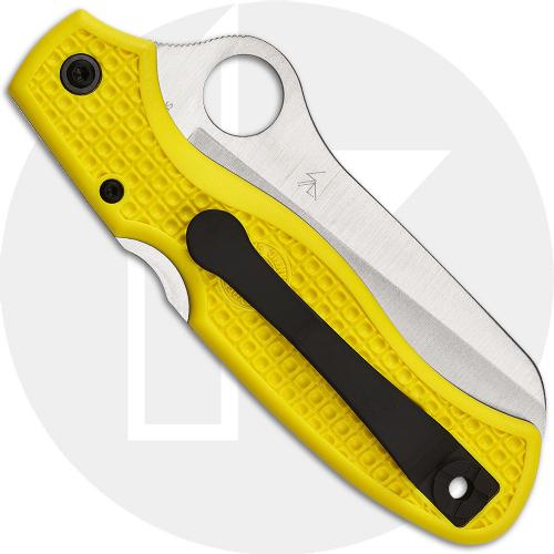 Spyderco Atlantic Salt Knife - Serrated H-2 - Yellow Handle