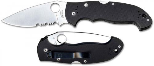 Spyderco Manix Knife - C95GPS Part Serrated - Discontinued Item - Serial # - BNIB - Circa 2004