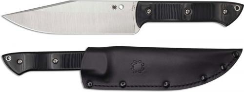 Spyderco Province FB45GP Darrin Sanders Tool Steel Clip Point Black G10 Fixed Blade Knife