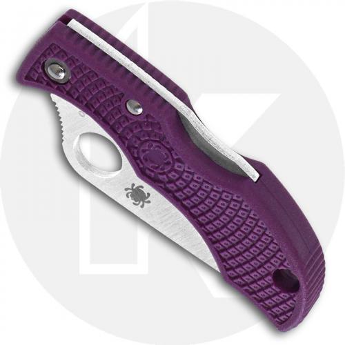 Spyderco Knives Spyderco Ladybug 3 Knife, Purple, SP-LPRP3