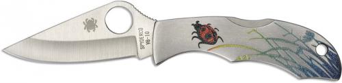 Spyderco Ladybug3 Tattoo Knife, SP-LSSP3T