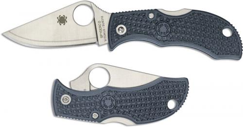 Spyderco Manbug Knife MBBLPE 2018 Sprint Run V-Toku2 SUS410 Blue Gray FRN