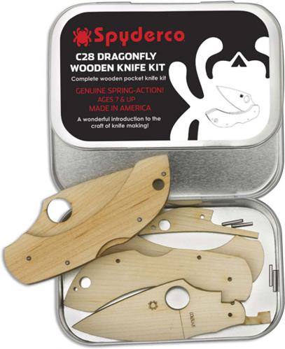 Spyderco Dragonfly Wood Knife Kit, SP-WDKIT1