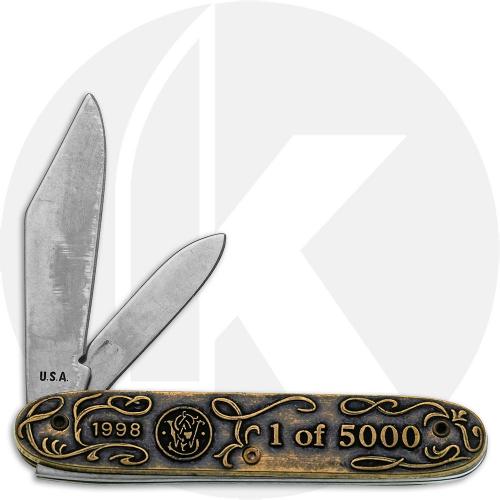Smith & Wesson 5th Ace Knife - Carbon Steel Blades - Cast Bronze - Discontinued - BNIB