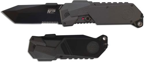 Smith and Wesson MP9 Tanto, Part Serrated, SW-MP9BTS