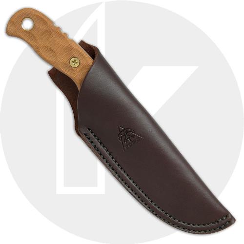 TOPS Knives Tex Creek 69 Knife TEX-69 - Leo Espinoza - Coyote Tan 1095 - Coyote Tan Micarta