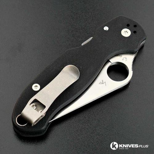 Toler Projects Titanium Deep Carry Pocket Clip - Custom Made - Stonewash Finish - Spyderco Knives - Project 4