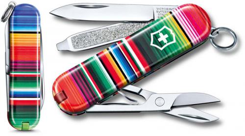 Victorinox Classic SD - Limited Edition Mexican Zarape - 7 Function Multi Tool - 0.6223.L2101