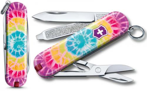 Victorinox Classic SD - Limited Edition Tie Dye - 7 Function Multi Tool - 0.6223.L2103