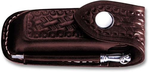 Victorinox Belt Sheath - Extra Large - Brown Leather with Steel - 33212