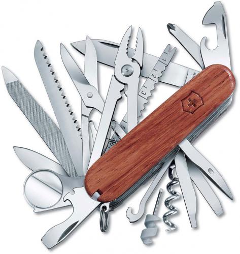 Victorinox 53526 SwissChamp 33 Function Multi Tool with Hardwood Handle