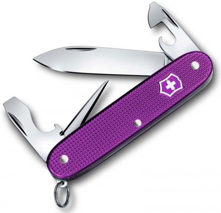 Victorinox Pioneer Knife, Limited Orchid Violet Alox, VN-8201L16