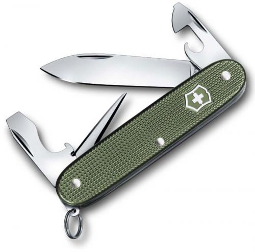 Victorinox 0.8201.L17 Pioneer Knife Limited Edition Olive Green Alox 8 Function Multi Tool