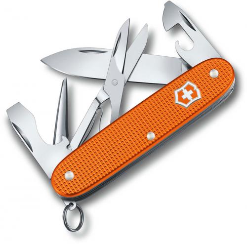 Victorinox Pioneer X Knife - Limited Edition Tiger Orange Alox - 5 Function Multi Tool - 0.8231.L21