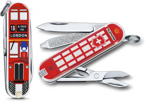 Victorinox 0.6223.L1808US2 Classic SD Limited Edition A Trip to London 7 Function Multi Tool