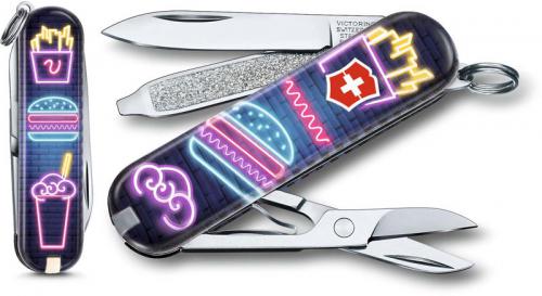 Victorinox 0.6223.L1906US2 Classic SD Limited Edition Burger Bar 7 Function Multi Tool