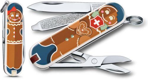 Victorinox 0.6223.L1909US2 Classic SD Limited Edition Gingerbread Love 7 Function Multi Tool