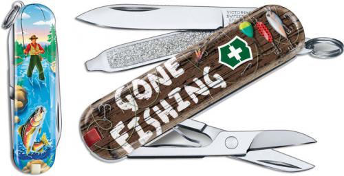 Victorinox Classic SD - Limited Edition Gone Fishing - 7 Function Multi Tool - 0.6223.L2005
