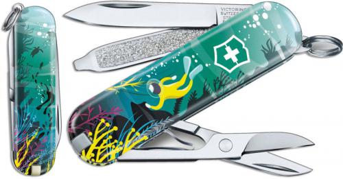 Victorinox Classic SD - Limited Edition Deep Dive - 7 Function Multi Tool - 0.6223.L2006