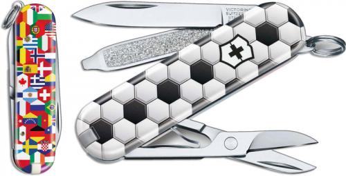 Victorinox Classic SD - Limited Edition World of Soccer - 7 Function Multi Tool - 0.6223.L2007