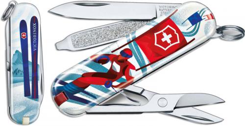 Victorinox Classic SD - Limited Edition Ski Race - 7 Function Multi Tool - 0.6223.L2008