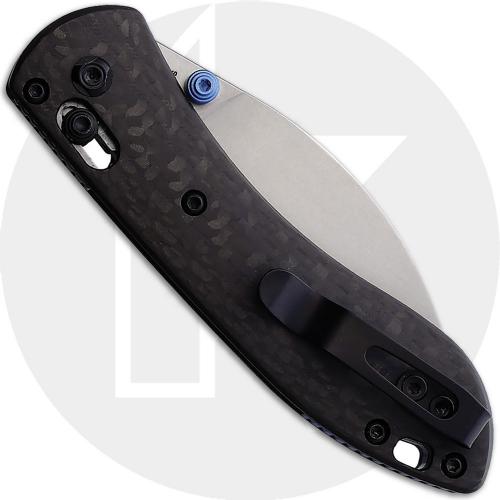 Vosteed Mini Nightshade Crossbar Lock A0203 Knife - Stonewash S35VN Shilin Cutter - Carbon Fiber