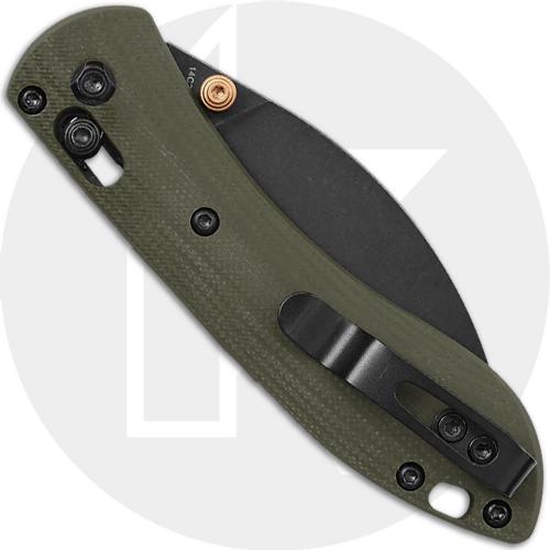 Vosteed Mini Nightshade Crossbar Lock A0207 Knife - Black Stonewash 14C28N Shilin Cutter - Green G10