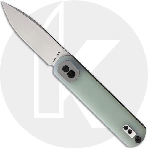 Vosteed Corgi Trek Lock A0709 Knife - 14C28N Drop Point - Jade G10