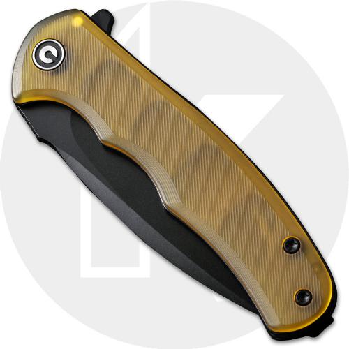 CIVIVI Mini Praxis C18026C-5 Knife - Black D2 - Bead Blasted Ultem - Flipper