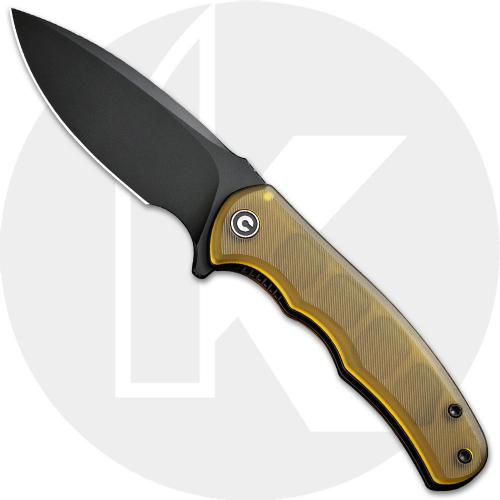 CIVIVI Mini Praxis C18026C-5 Knife - Black D2 - Bead Blasted Ultem - Flipper