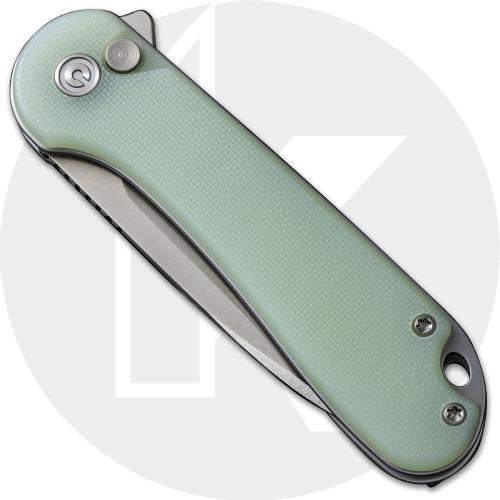 CIVIVI Elementum II C18062P-2 Knife - Satin Nitro-V - Jade G10 - Flipper Folder