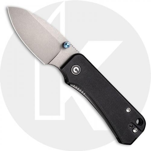 CIVIVI Baby Banter C19068S-1 - Gray Stonewash Nitro-V - Black G10 - Liner Lock Folder