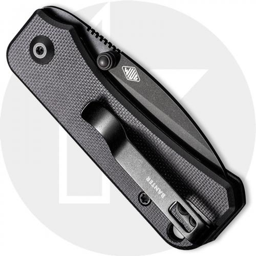 CIVIVI Baby Banter C19068S-2 - Black Stonewash Nitro-V - Black G10 - Liner Lock Folder