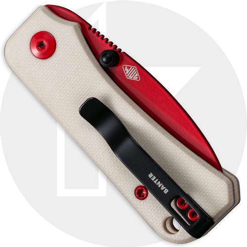 CIVIVI Baby Banter C19068S-7 Knife - Red Nitro V - Ivory G10